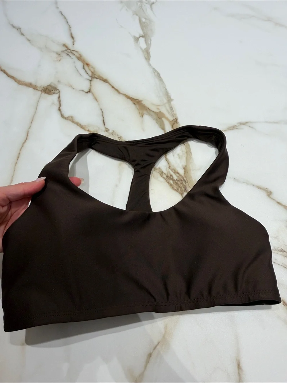 Alo yoga sports bra espresso Small